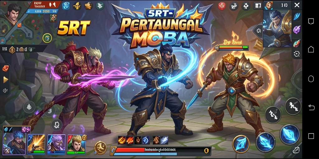 Tampilan gameplay seru dan menegangkan dalam 5RT.