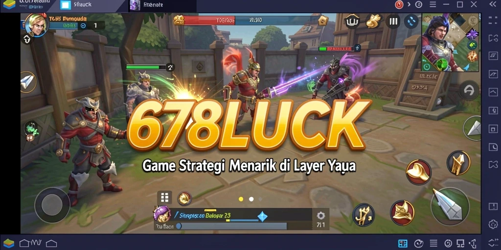 Tampilan permainan SLG yang seru dalam 678LUCK.