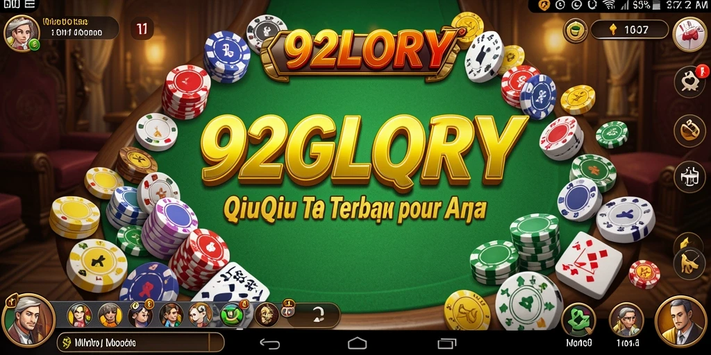 Tampilan gameplay QiuQiu yang menarik dan seru di 92GLORY.