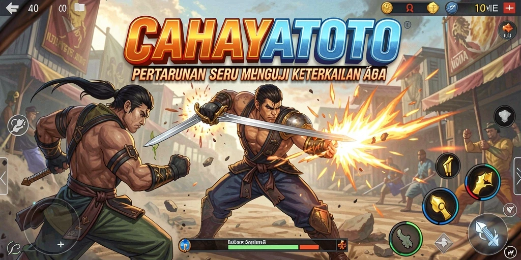 Tampilan gameplay CAHAYATOTO yang seru dan mendebarkan.