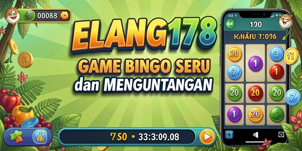 Tampilan gameplay Bingo ELANG178 yang seru dan interaktif.