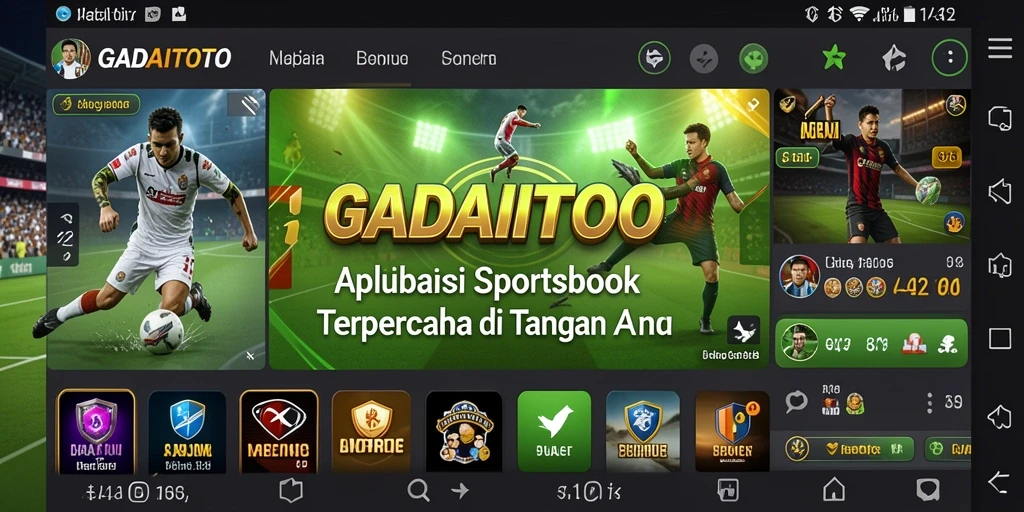 Tampilan menarik dari gameplay GADAITOTO dengan berbagai pilihan taruhan olahraga.