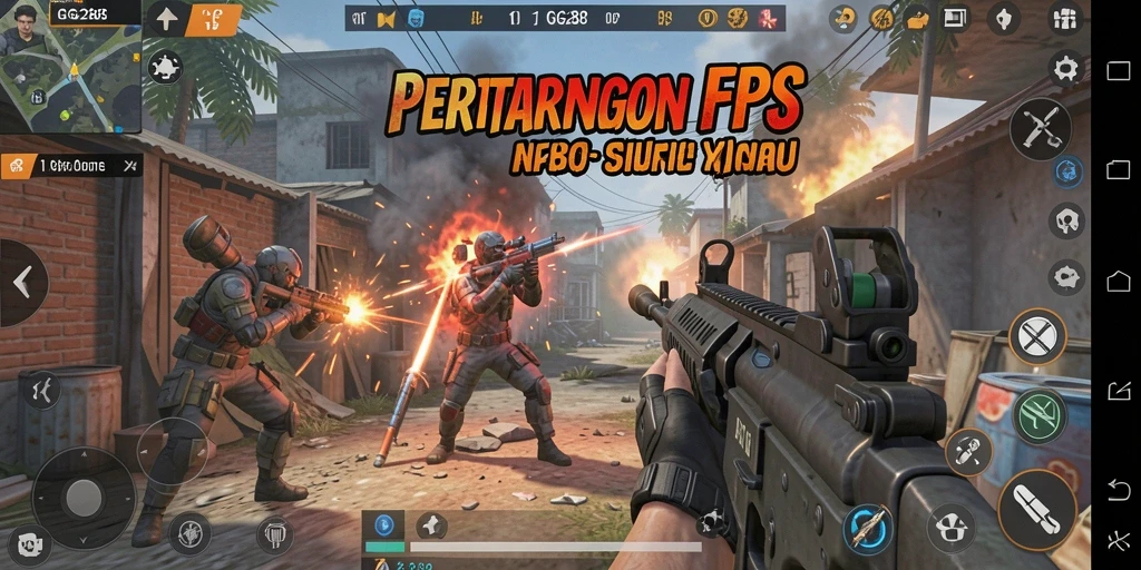 Screenshot GG288 yang menampilkan aksi seru dalam gameplay FPS.