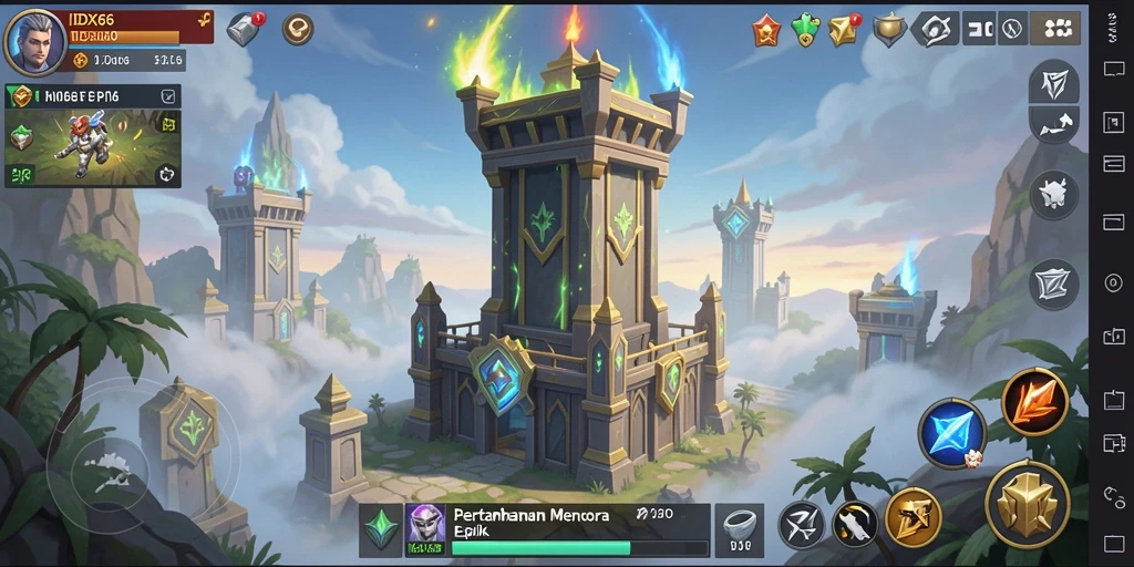 Gameplay menarik IDX66 dalam aksi Tower Defense yang mendebarkan.