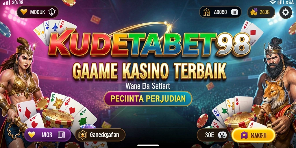 Screenshot KUDETABET98 menunjukkan pemain yang menikmati permainan Kasino.