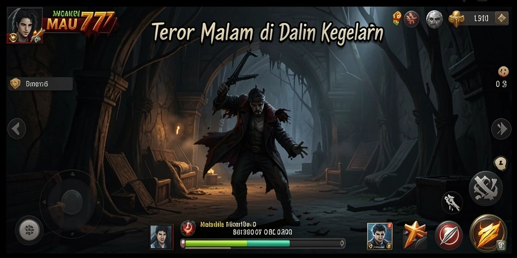 Tampilan menyeramkan saat menjelajahi dunia gelap MAU777.
