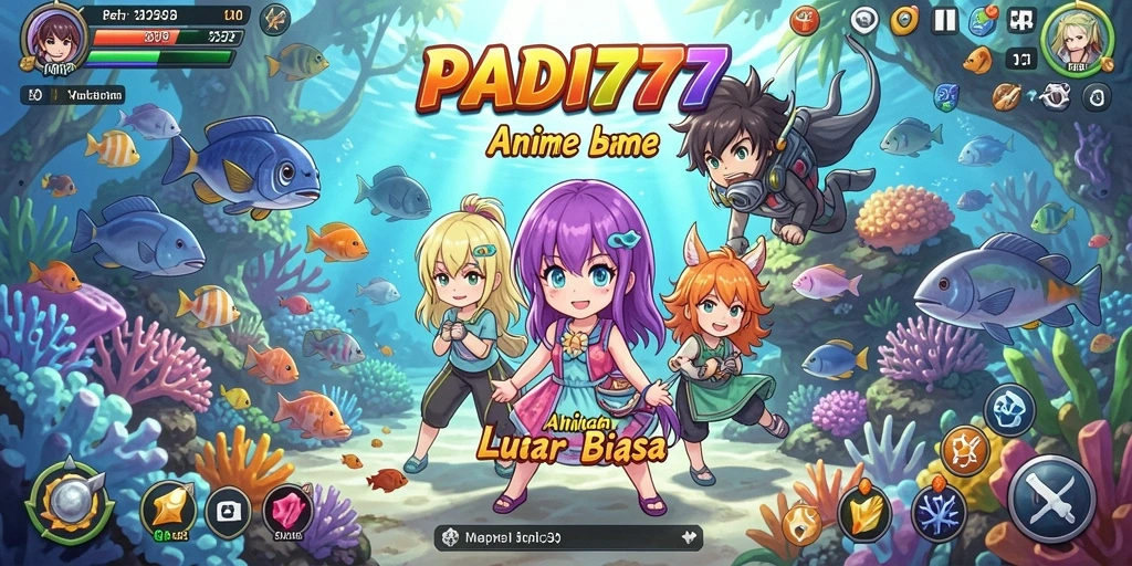 Screenshot PADI777 menampilkan gameplay Anime yang epik dan penuh warna.