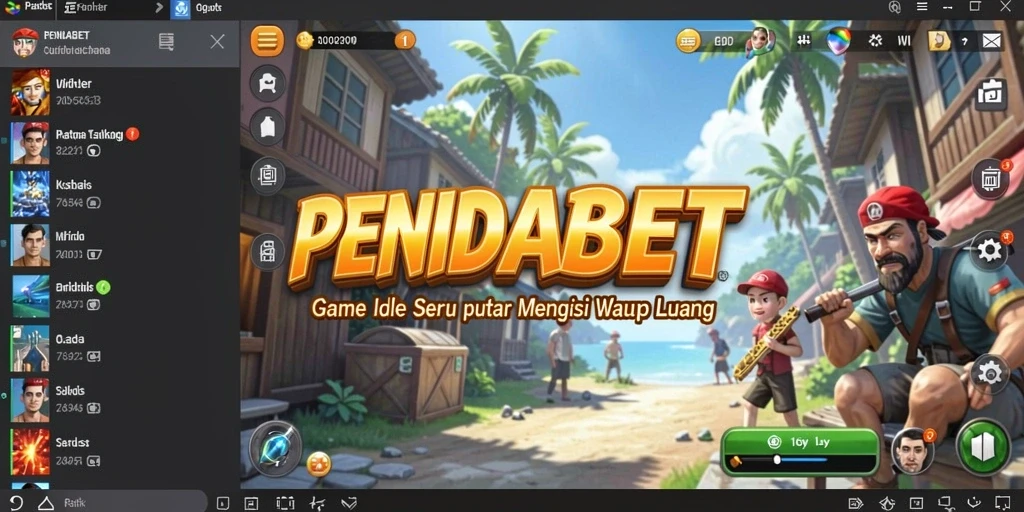 Tampilan gameplay PENIDABET menampilkan aksi Idle yang mengasyikkan.