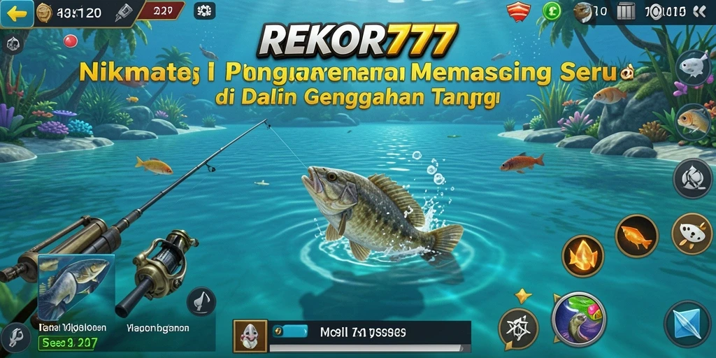 Tangkapan ikan besar di tengah laut yang indah.