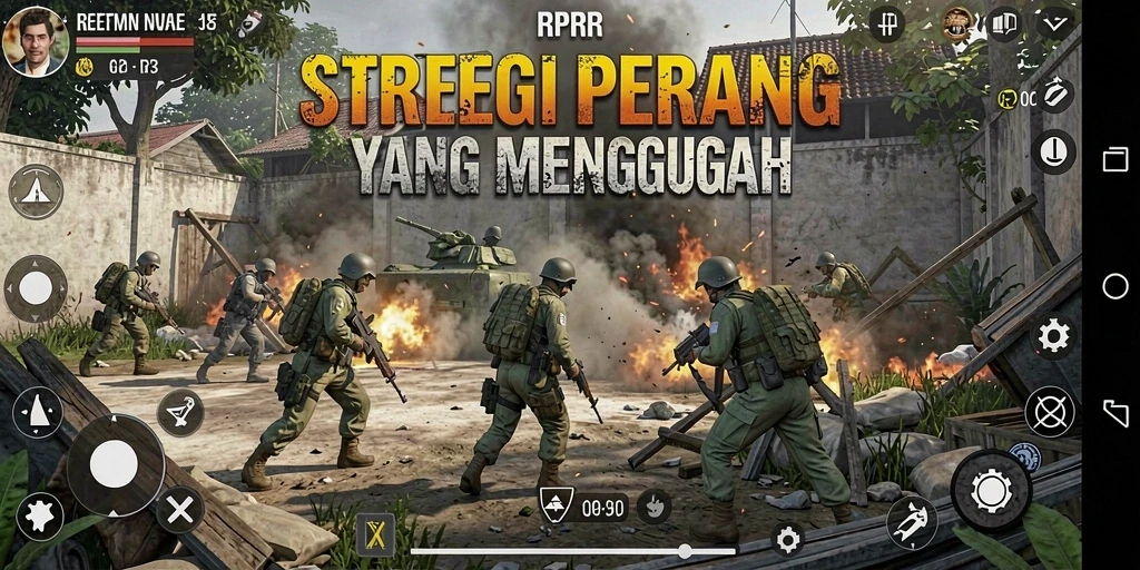 Screenshot RPRR menampilkan serangan taktis yang mendebarkan.