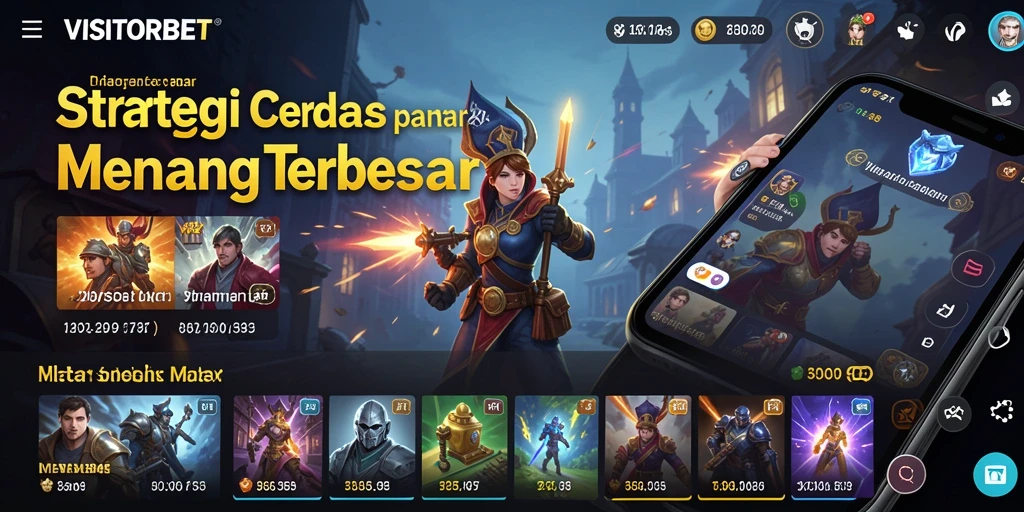 Screenshot permainan VISITORBET selama aksi strategi yang intens.