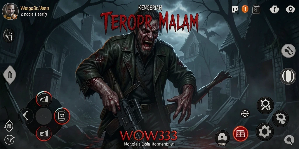Screenshot menampilkan gameplay yang mencekam dan menyeramkan dari WOW33.